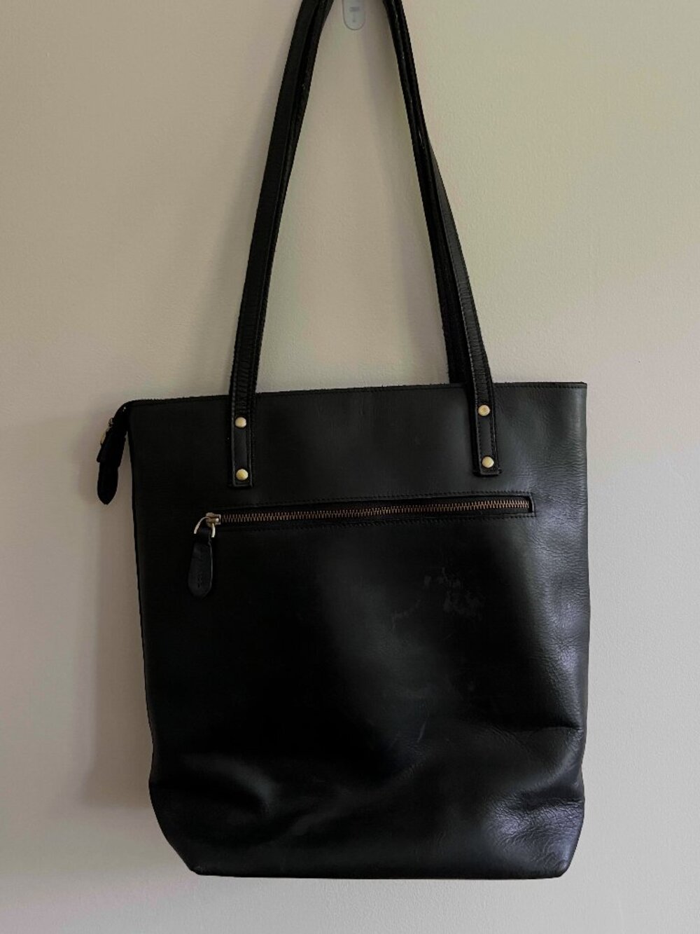 S-Zone Leather Laptop Tote - GUC